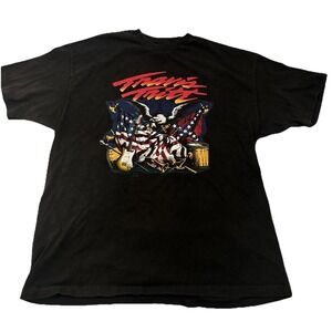 Vintage Travis Tritt Eagle Graphics 1980's Country Music Band Concert XL *Read